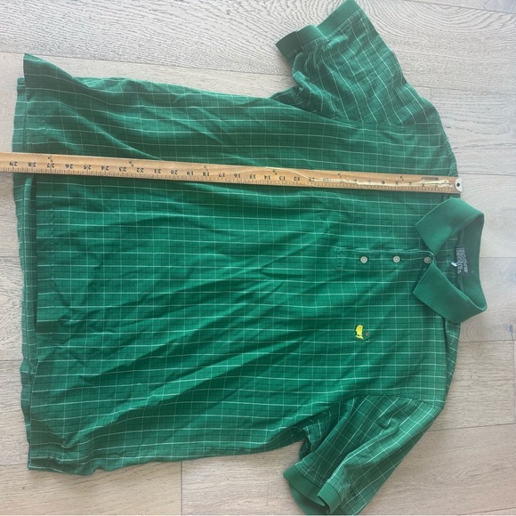 VINTGAGE Masters Collection Plaid Polo Shirt Green XL - Picture 5 of 6